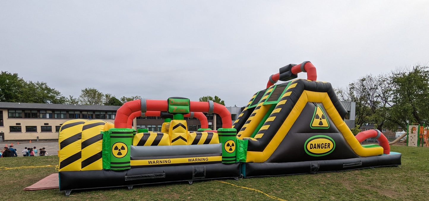 The toxic run Danger Zone (40 feet)
